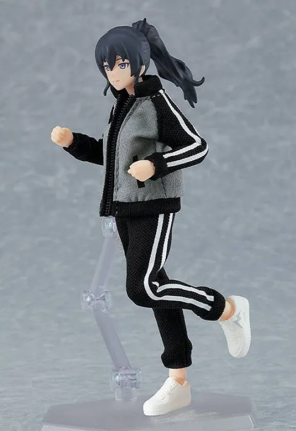 figma Female Body (Makoto) with Tracksuit + Tracksuit Skirt Outfit