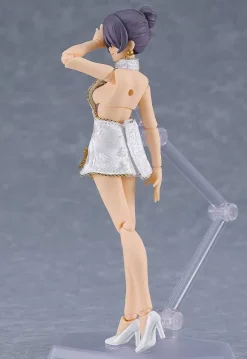 figma Female Body (Mika) with Mini Skirt Chinese Dress Outfit (White)
