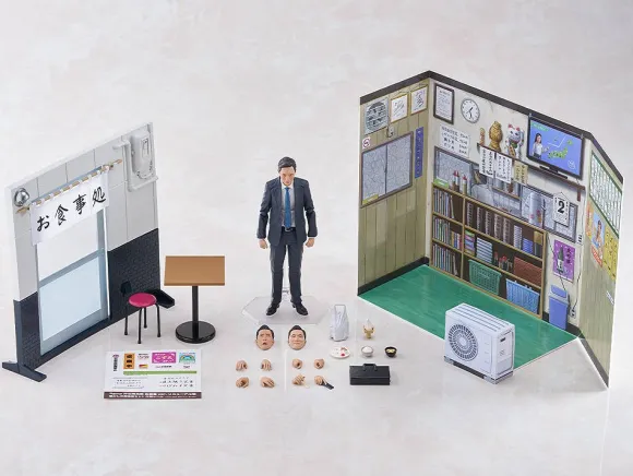 figma Goro Inogashira: Yutaka Matsushige ver. Renewal Edition - Nostalgic Teishoku Restaurant Set (Solitary Gourmet)