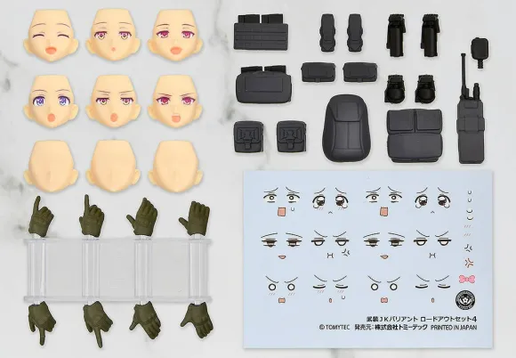 figmaPLUS Armed JK Variant Loadout Set 4, Code: URBEX (Little Armory)