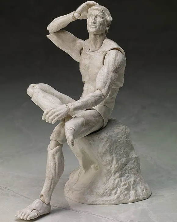 figma The Thinker: Plaster ver. (The Table Museum) (Reissue)