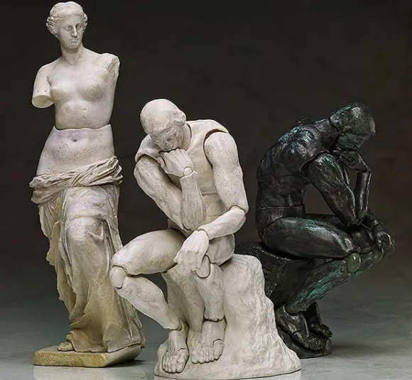 figma The Thinker: Plaster ver. (The Table Museum) (Reissue)