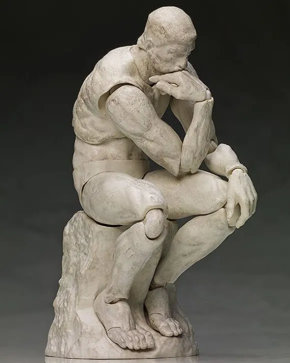 figma The Thinker: Plaster ver. (The Table Museum) (Reissue)