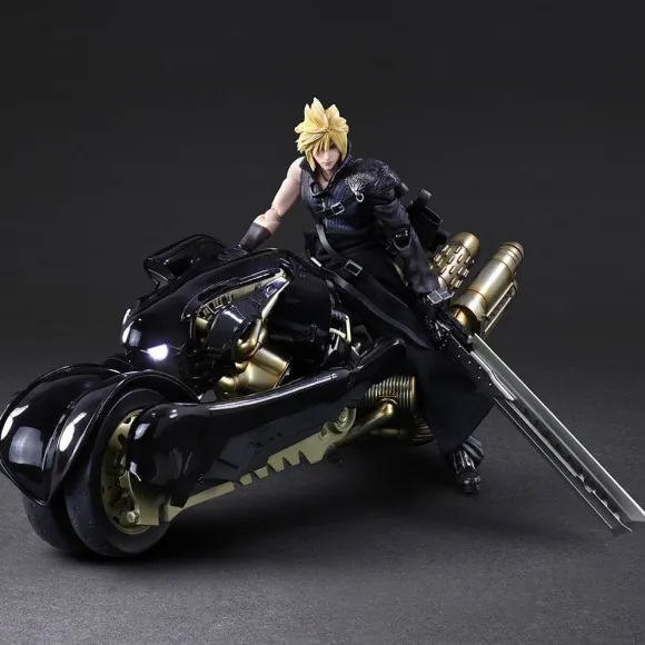 Final Fantasy VII Advent Children Play Arts Kai: Cloud & Fenrir