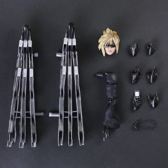 Final Fantasy VII Advent Children Play Arts Kai: Cloud & Fenrir