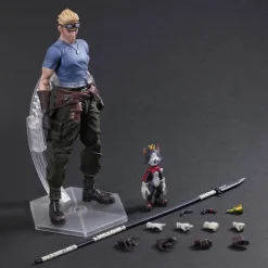 Final Fantasy VII: Advent Children Play Arts Kai: Cid Highwind & Cait Sith