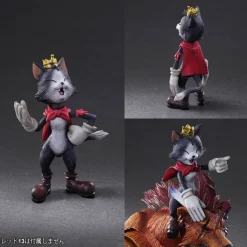 Final Fantasy VII: Advent Children Play Arts Kai: Cid Highwind & Cait Sith