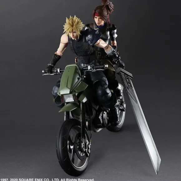Final Fantasy VII Remake: Play Arts Kai Jessie, Cloud & Motor Bike Set