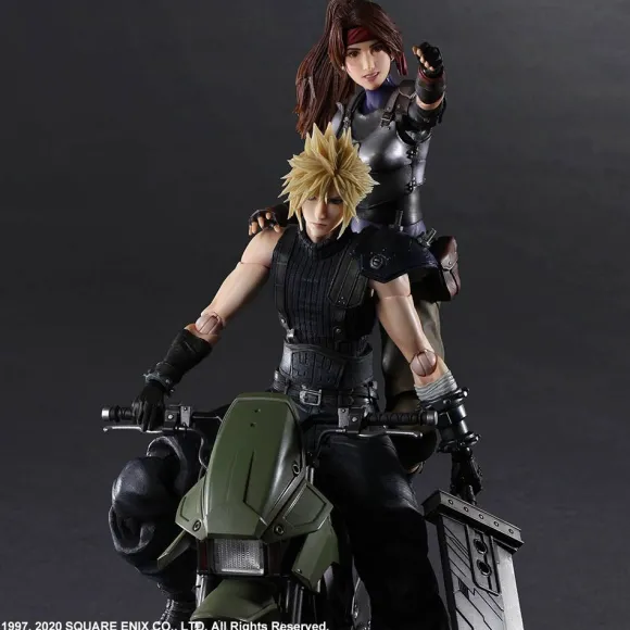 Final Fantasy VII Remake: Play Arts Kai Jessie, Cloud & Motor Bike Set
