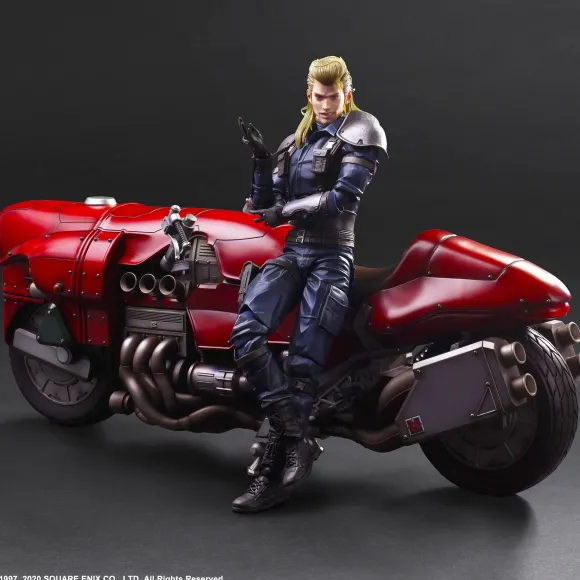 Final Fantasy VII Remake PLAY ARTS Kai Roche & Bike Set