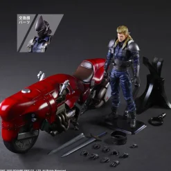 Final Fantasy VII Remake PLAY ARTS Kai Roche & Bike Set