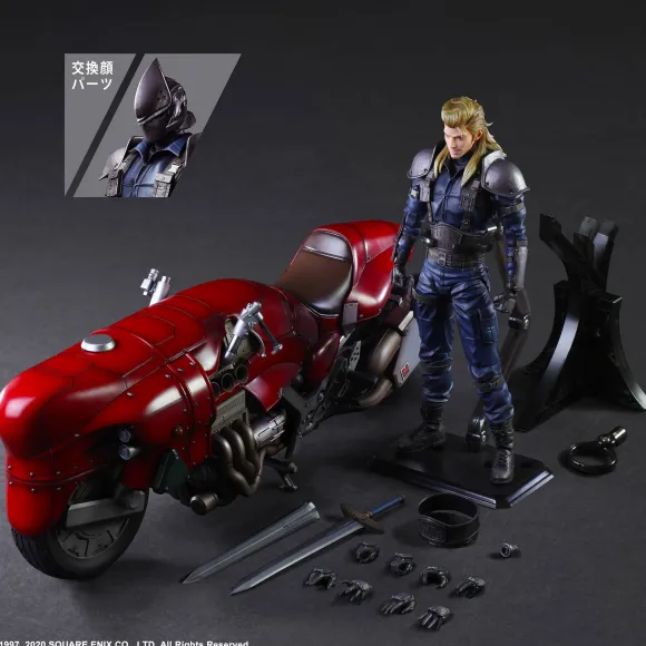 Final Fantasy VII Remake PLAY ARTS Kai Roche & Bike Set