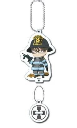 Fire Force: Nendoroid Plus Acrylic Stand with Chain Takehisa Hinawa