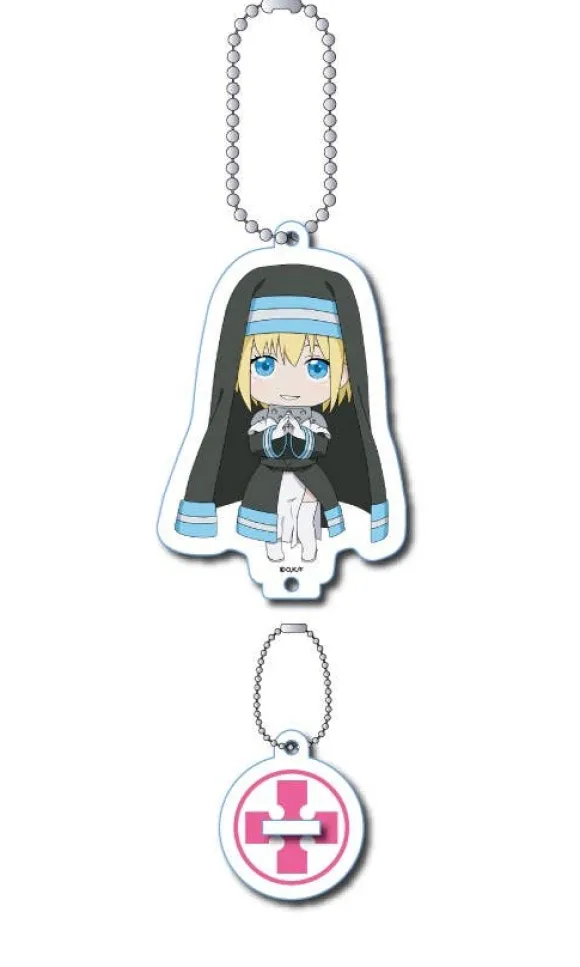 Fire Force: Nendoroid Plus Acrylic Stand with Chain Iris