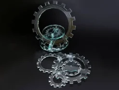 Gear Display Base Set (Gear Display Base + Acrylic Gear Set)