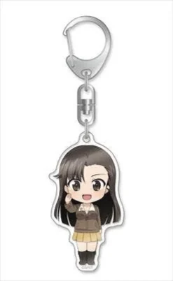 Girls und Panzer das Finale: Nendoroid Plus Acrylic Keychain Kinuyo Nishi