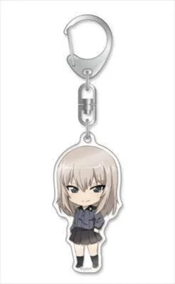 Girls und Panzer das Finale: Nendoroid Plus Acrylic Keychain Erika Itsumi