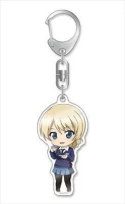 Girls und Panzer das Finale: Nendoroid Plus Acrylic Keychain Darjeeling