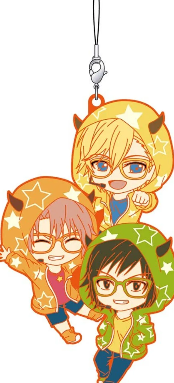Idolish 7: Nendoroid Plus Unit Rubber Charm Strap Yamato & Mitsuki & Nagi