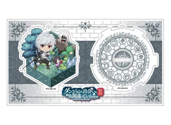 Is It Wrong to Try to Pick Up Girls in a Dungeon? II: Nendoroid Plus Vignette Design Acrylic Stand Keychain Bell