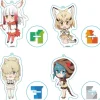 Kemono Friends Nendoroid Plus Acrylic Keychain Set Mountain & Desert Area