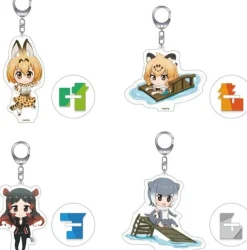 Kemono Friends: Nendoroid Plus Acrylic Keychain Set Savannah & Jungle