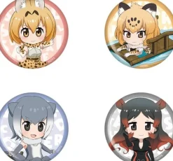 Kemono Friends: Nendoroid Plus Can Badge Set Savannah & Jungle