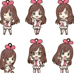 Kizuna AI: Nendoroid Plus Trading Rubber Keychain 1Box 6pcs