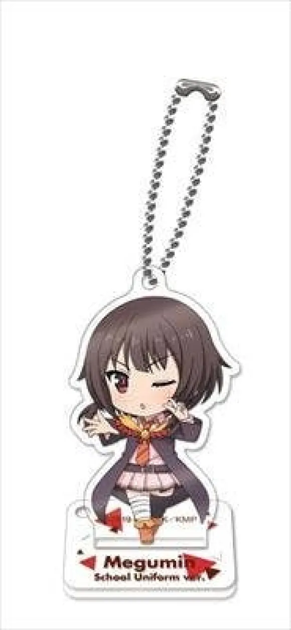 KonoSuba: God's Blessing on this Wonderful World! Crimson Legend: Nendoroid Plus Acrylic Stand Megumin School Uniform Ver.