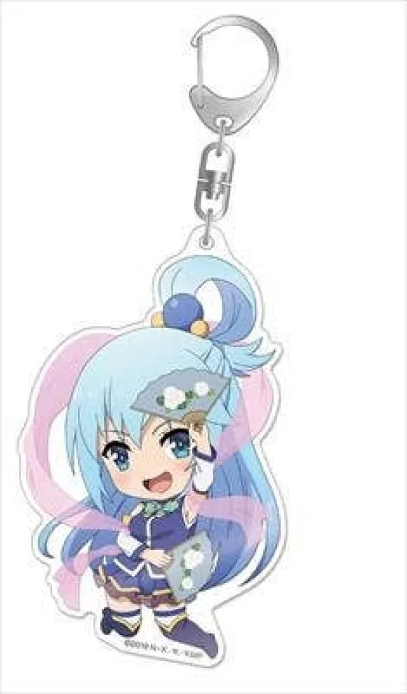KonoSuba: God's Blessing on this Wonderful World! Crimson Legend: Nendoroid Plus Big Acrylic Keychain Aqua