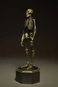 KT Project KT-005 Takeya Style Jizai Okimono - Skeleton Iron Rust Color