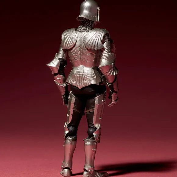 KT Project Takeya Shiki Jizai Okimono: 15th Century Gothic Style Field Armor (Silver)