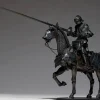 KT Project Takeya Shiki Jizai Okimono: 15th Century Gothic Equestrian Armor Bronze