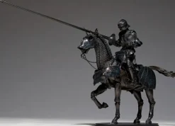 KT Project Takeya Shiki Jizai Okimono: 15th Century Gothic Equestrian Armor Bronze