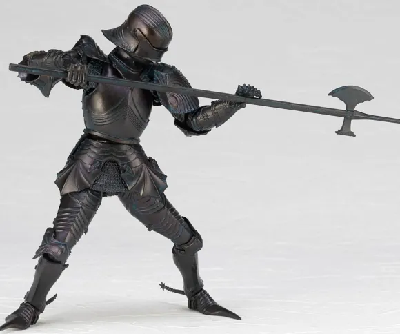 KT Project Takeya Shiki Jizai Okimono: 15th Century Gothic Equestrian Armor Bronze