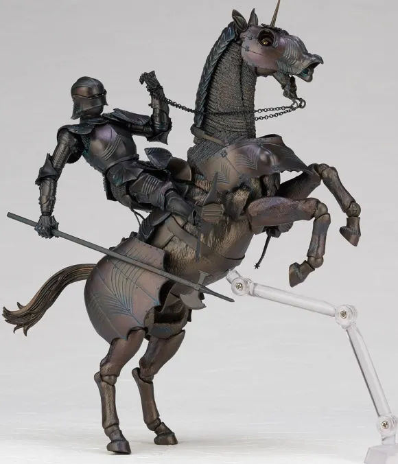 KT Project Takeya Shiki Jizai Okimono: 15th Century Gothic Equestrian Armor Bronze