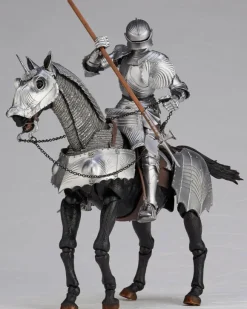 KT Project Takeya Shiki Jizai Okimono: 15th Century Gothic Equestrian Armor Silver