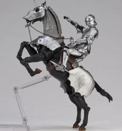 KT Project Takeya Shiki Jizai Okimono: 15th Century Gothic Equestrian Armor Silver