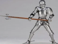 KT Project Takeya Shiki Jizai Okimono: 15th Century Gothic Equestrian Armor Silver
