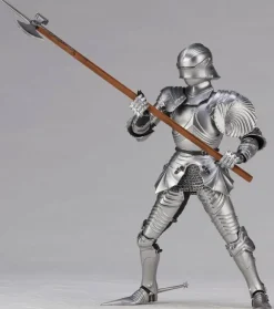 KT Project Takeya Shiki Jizai Okimono: 15th Century Gothic Equestrian Armor Silver
