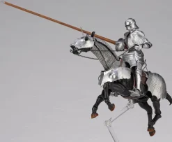 KT Project Takeya Shiki Jizai Okimono: 15th Century Gothic Equestrian Armor Silver