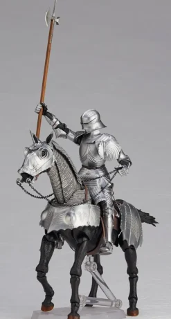 KT Project Takeya Shiki Jizai Okimono: 15th Century Gothic Equestrian Armor Silver