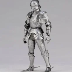 KT Project Takeya Shiki Jizai Okimono: 15th Century Gothic Equestrian Armor Silver