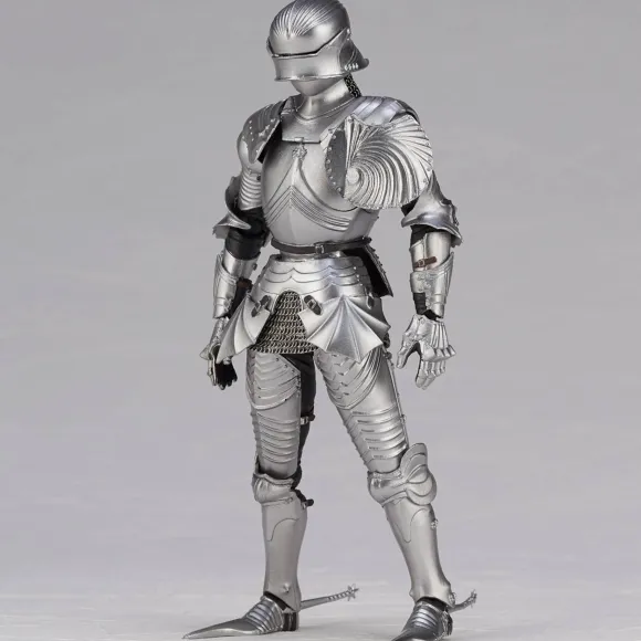 KT Project Takeya Shiki Jizai Okimono: 15th Century Gothic Equestrian Armor Silver