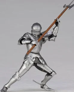 KT Project Takeya Shiki Jizai Okimono: 15th Century Gothic Equestrian Armor Silver