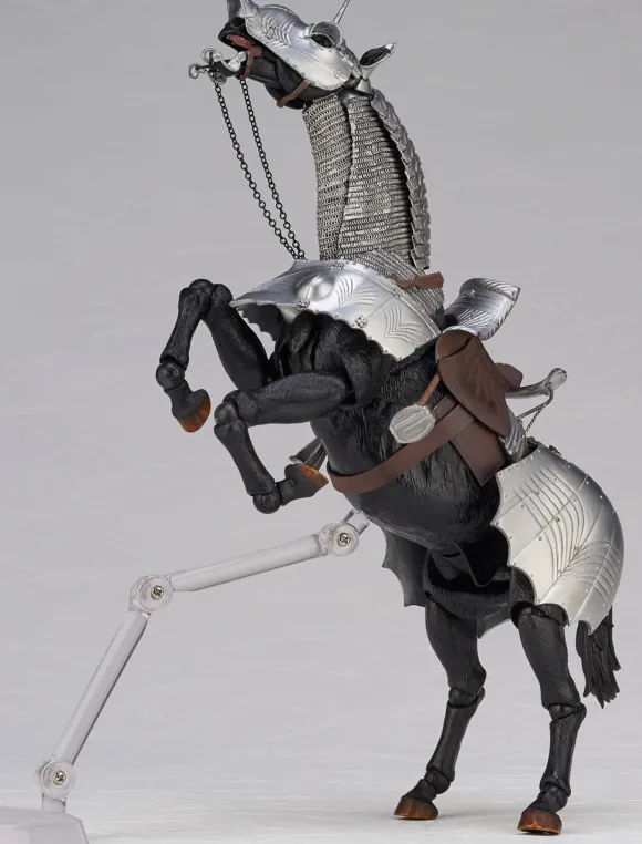 KT Project Takeya Shiki Jizai Okimono: 15th Century Gothic Equestrian Armor Silver