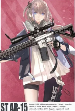 1/12 [LADF16] Girls Frontline ST AR-15 Type