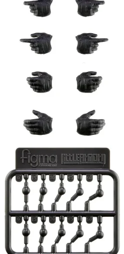 LA-OP18: figma Tactical Gloves L Size (Black) (Little Armory)
