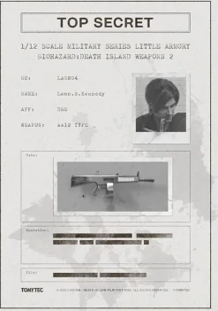 1/12 Little Armory [LABH04] Resident Evil: Death Island Weapons 2