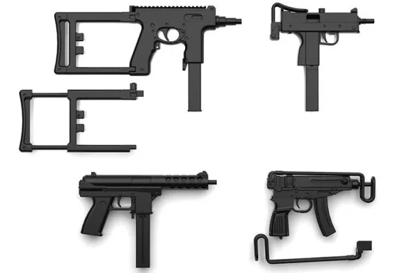 1/12 Little Armory (LA058) Compact SMG Set